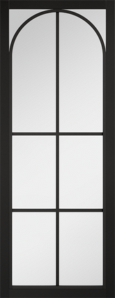 ASTORIA BLACK CLEAR GLASS
